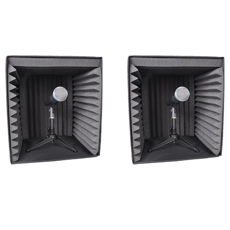 Pyle Portable Sound Vocal Booth X 2, PR PSIB27X2